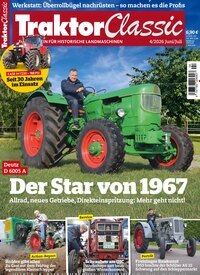 Titelbild der Ausgabe 4/2026 von Traktor Classic. Diese Zeitschrift und viele weitere Automagazine und Motorradzeitschriften als Abo oder epaper bei United Kiosk online kaufen.