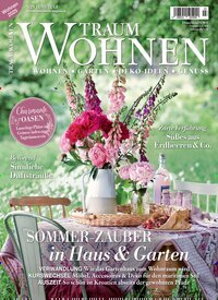 Titelbild der Ausgabe 3/2025 von Traumwohnen. Diese Zeitschrift und viele weitere Gartenzeitschriften und Wohnzeitschriften als Abo oder epaper bei United Kiosk online kaufen.
