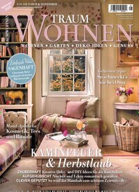 Titelbild der Ausgabe 5/2025 von Traumwohnen. Diese Zeitschrift und viele weitere Gartenzeitschriften und Wohnzeitschriften als Abo oder epaper bei United Kiosk online kaufen.