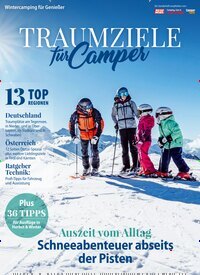 Titelbild der Ausgabe 2/2025 von Traumziele für Camper. Diese Zeitschrift und viele weitere Automagazine und Motorradzeitschriften als Abo oder epaper bei United Kiosk online kaufen.