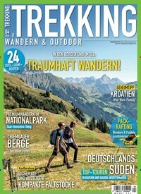 Titelbild der Ausgabe 4/2024 von Trekking Wandern & Outdoor. Diese Zeitschrift und viele weitere Reisemagazine, Freizeitmagazine und Wissensmagazine als Abo oder epaper bei United Kiosk online kaufen.