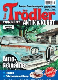 Titelbild der Ausgabe 4/2025 von Trödler. Diese Zeitschrift und viele weitere Reisemagazine, Freizeitmagazine und Wissensmagazine als Abo oder epaper bei United Kiosk online kaufen.