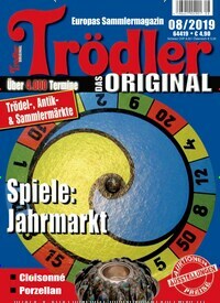 Titelbild der Ausgabe 8/2019 von Trödler. Diese Zeitschrift und viele weitere Reisemagazine, Freizeitmagazine und Wissensmagazine als Abo oder epaper bei United Kiosk online kaufen.