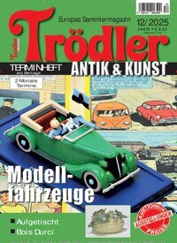 Titelbild der Ausgabe 12/2025 von Trödler. Diese Zeitschrift und viele weitere Reisemagazine, Freizeitmagazine und Wissensmagazine als Abo oder epaper bei United Kiosk online kaufen.