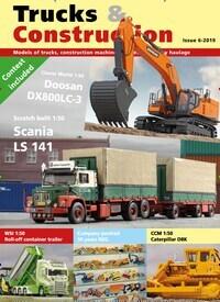 Titelbild der Ausgabe 6/2019 von Trucks & Construction. Diese Zeitschrift und viele weitere Automagazine und Motorradzeitschriften als Abo oder epaper bei United Kiosk online kaufen.