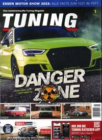 Titelbild der Ausgabe 1/2023 von Tuning. Diese Zeitschrift und viele weitere Automagazine und Motorradzeitschriften als Abo oder epaper bei United Kiosk online kaufen.