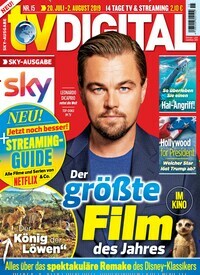 Titelbild der Ausgabe 15/2019 von TV Digital Sky Kabel Ausgabe. Diese Zeitschrift und viele weitere Programmzeitschriften als Abo oder epaper bei United Kiosk online kaufen.