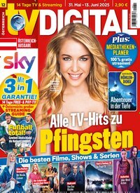 Titelbild der Ausgabe 12/2025 von TV Digital Sky Österreich. Diese Zeitschrift und viele weitere Programmzeitschriften als Abo oder epaper bei United Kiosk online kaufen.
