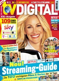 Titelbild der Ausgabe 23/2019 von TV Digital XXL-Ausgabe. Diese Zeitschrift und viele weitere Programmzeitschriften als Abo oder epaper bei United Kiosk online kaufen.