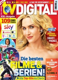Titelbild der Ausgabe 24/2018 von TV Digital XXL-Ausgabe. Diese Zeitschrift und viele weitere Programmzeitschriften als Abo oder epaper bei United Kiosk online kaufen.