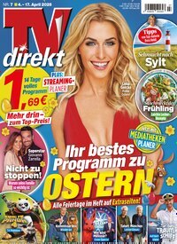 Titelbild der Ausgabe 7/2026 von TV direkt. Diese Zeitschrift und viele weitere Programmzeitschriften als Abo oder epaper bei United Kiosk online kaufen.