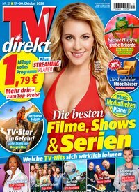 Titelbild der Ausgabe 21/2026 von TV direkt. Diese Zeitschrift und viele weitere Programmzeitschriften als Abo oder epaper bei United Kiosk online kaufen.