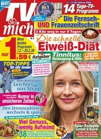 Titelbild der Ausgabe 3/2026 von TV für mich. Diese Zeitschrift und viele weitere Programmzeitschriften als Abo oder epaper bei United Kiosk online kaufen.