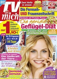 Titelbild der Ausgabe 7/2020 von TV für mich. Diese Zeitschrift und viele weitere Programmzeitschriften als Abo oder epaper bei United Kiosk online kaufen.