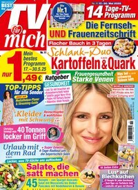 Titelbild der Ausgabe 11/2025 von TV für mich. Diese Zeitschrift und viele weitere Programmzeitschriften als Abo oder epaper bei United Kiosk online kaufen.