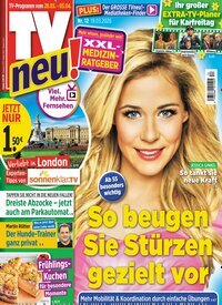 Titelbild der Ausgabe 12/2026 von TV neu. Diese Zeitschrift und viele weitere Programmzeitschriften als Abo oder epaper bei United Kiosk online kaufen.