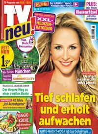 Titelbild der Ausgabe 18/2026 von TV neu. Diese Zeitschrift und viele weitere Programmzeitschriften als Abo oder epaper bei United Kiosk online kaufen.