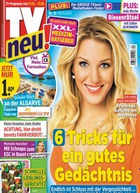 Titelbild der Ausgabe 20/2025 von TV neu. Diese Zeitschrift und viele weitere Programmzeitschriften als Abo oder epaper bei United Kiosk online kaufen.