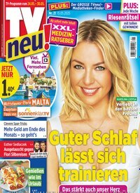 Titelbild der Ausgabe 21/2025 von TV neu. Diese Zeitschrift und viele weitere Programmzeitschriften als Abo oder epaper bei United Kiosk online kaufen.