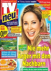 Titelbild der Ausgabe 29/2019 von TV neu. Diese Zeitschrift und viele weitere Programmzeitschriften als Abo oder epaper bei United Kiosk online kaufen.