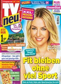 Titelbild der Ausgabe 32/2026 von TV neu. Diese Zeitschrift und viele weitere Programmzeitschriften als Abo oder epaper bei United Kiosk online kaufen.