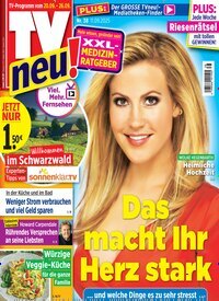 Titelbild der Ausgabe 38/2025 von TV neu. Diese Zeitschrift und viele weitere Programmzeitschriften als Abo oder epaper bei United Kiosk online kaufen.