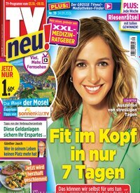 Titelbild der Ausgabe 39/2026 von TV neu. Diese Zeitschrift und viele weitere Programmzeitschriften als Abo oder epaper bei United Kiosk online kaufen.