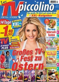 Titelbild der Ausgabe 7/2026 von TVpiccolino. Diese Zeitschrift und viele weitere Programmzeitschriften als Abo oder epaper bei United Kiosk online kaufen.