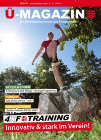 Titelbild der Ausgabe 1/2020 von Ü - Magazin für Übungsleiterinnen und Übungsleiter. Diese Zeitschrift und viele weitere Freizeit-Fachmagazine und Hobby-Fachzeitschriften als Abo oder epaper bei United Kiosk online kaufen.