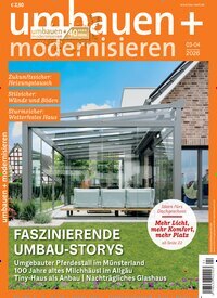 Titelbild der Ausgabe 4/2026 von Umbauen + Modernisieren. Diese Zeitschrift und viele weitere Gartenzeitschriften und Wohnzeitschriften als Abo oder epaper bei United Kiosk online kaufen.