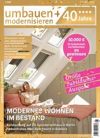 Titelbild der Ausgabe 8/2026 von Umbauen + Modernisieren. Diese Zeitschrift und viele weitere Gartenzeitschriften und Wohnzeitschriften als Abo oder epaper bei United Kiosk online kaufen.