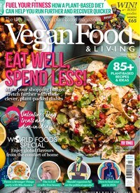 Titelbild der Ausgabe 2/2026 von Vegan Food & Living. Diese Zeitschrift und viele weitere Kochzeitschriften und Backzeitschriften als Abo oder epaper bei United Kiosk online kaufen.