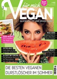 Titelbild der Ausgabe 5/2020 von Vegan für mich. Diese Zeitschrift und viele weitere Kochzeitschriften und Backzeitschriften als Abo oder epaper bei United Kiosk online kaufen.