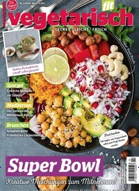 Titelbild der Ausgabe 2/2020 von vegetarisch Fit. Diese Zeitschrift und viele weitere Kochzeitschriften und Backzeitschriften als Abo oder epaper bei United Kiosk online kaufen.