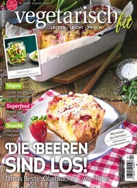 Titelbild der Ausgabe 4/2020 von vegetarisch Fit. Diese Zeitschrift und viele weitere Kochzeitschriften und Backzeitschriften als Abo oder epaper bei United Kiosk online kaufen.