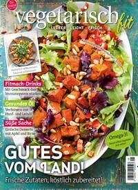 Titelbild der Ausgabe 5/2021 von vegetarisch Fit. Diese Zeitschrift und viele weitere Kochzeitschriften und Backzeitschriften als Abo oder epaper bei United Kiosk online kaufen.