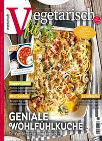 Titelbild der Ausgabe 6/2022 von vegetarisch Fit. Diese Zeitschrift und viele weitere Kochzeitschriften und Backzeitschriften als Abo oder epaper bei United Kiosk online kaufen.