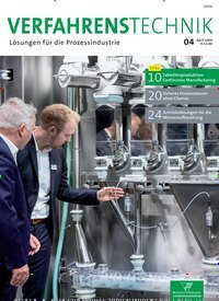 Titelbild der Ausgabe 4/2026 von Verfahrenstechnik. Diese Zeitschrift und viele weitere Industriemagazine und Handwerkmagazine als Abo oder epaper bei United Kiosk online kaufen.