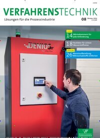 Titelbild der Ausgabe 8/2026 von Verfahrenstechnik. Diese Zeitschrift und viele weitere Industriemagazine und Handwerkmagazine als Abo oder epaper bei United Kiosk online kaufen.
