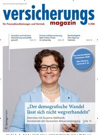Titelbild der Ausgabe 5/2026 von Versicherungsmagazin. Diese Zeitschrift und viele weitere Businessmagazine als Abo oder epaper bei United Kiosk online kaufen.