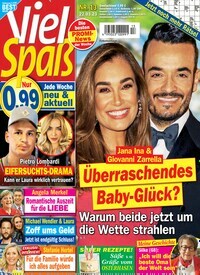 Titelbild der Ausgabe 13/2023 von Viel Spaß. Diese Zeitschrift und viele weitere Frauenzeitschriften als Abo oder epaper bei United Kiosk online kaufen.