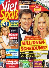 Titelbild der Ausgabe 36/2026 von Viel Spaß. Diese Zeitschrift und viele weitere Frauenzeitschriften als Abo oder epaper bei United Kiosk online kaufen.