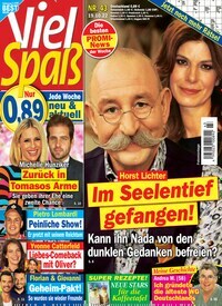 Titelbild der Ausgabe 43/2022 von Viel Spaß. Diese Zeitschrift und viele weitere Frauenzeitschriften als Abo oder epaper bei United Kiosk online kaufen.