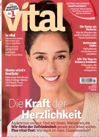 Titelbild der Ausgabe 1/2021 von Vital. Diese Zeitschrift und viele weitere Frauenzeitschriften als Abo oder epaper bei United Kiosk online kaufen.
