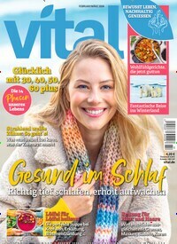 Titelbild der Ausgabe 2/2024 von Vital. Diese Zeitschrift und viele weitere Frauenzeitschriften als Abo oder epaper bei United Kiosk online kaufen.