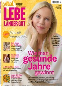 Titelbild der Ausgabe 1/2026 von Vital Sonderheft. Diese Zeitschrift und viele weitere Frauenzeitschriften als Abo oder epaper bei United Kiosk online kaufen.