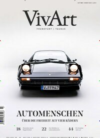 Titelbild der Ausgabe 47/2023 von VivArt Frankfurt. Diese Zeitschrift und viele weitere Reisemagazine, Freizeitmagazine und Wissensmagazine als Abo oder epaper bei United Kiosk online kaufen.