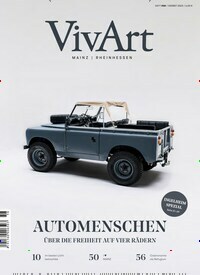 Titelbild der Ausgabe 58/2023 von VivArt Mainz. Diese Zeitschrift und viele weitere Reisemagazine, Freizeitmagazine und Wissensmagazine als Abo oder epaper bei United Kiosk online kaufen.