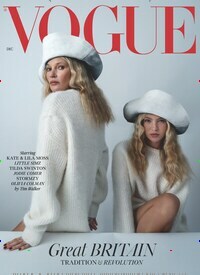 Titelbild der Ausgabe 12/2023 von Vogue UK. Diese Zeitschrift und viele weitere Modemagazine und DIY-Magazine als Abo oder epaper bei United Kiosk online kaufen.