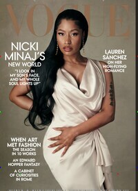 Titelbild der Ausgabe 12/2023 von Vogue USA. Diese Zeitschrift und viele weitere Modemagazine und DIY-Magazine als Abo oder epaper bei United Kiosk online kaufen.